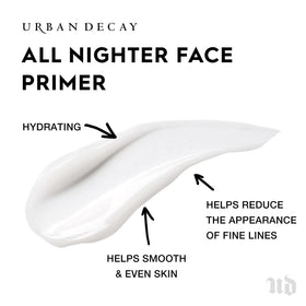 Urban Decay primer pump detail demonstrating easy dispensing and control
