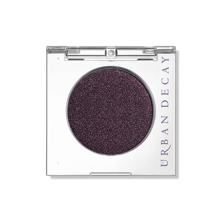 Urban Decay Ride front pan showing deep brown shimmer and purple shift for bold color