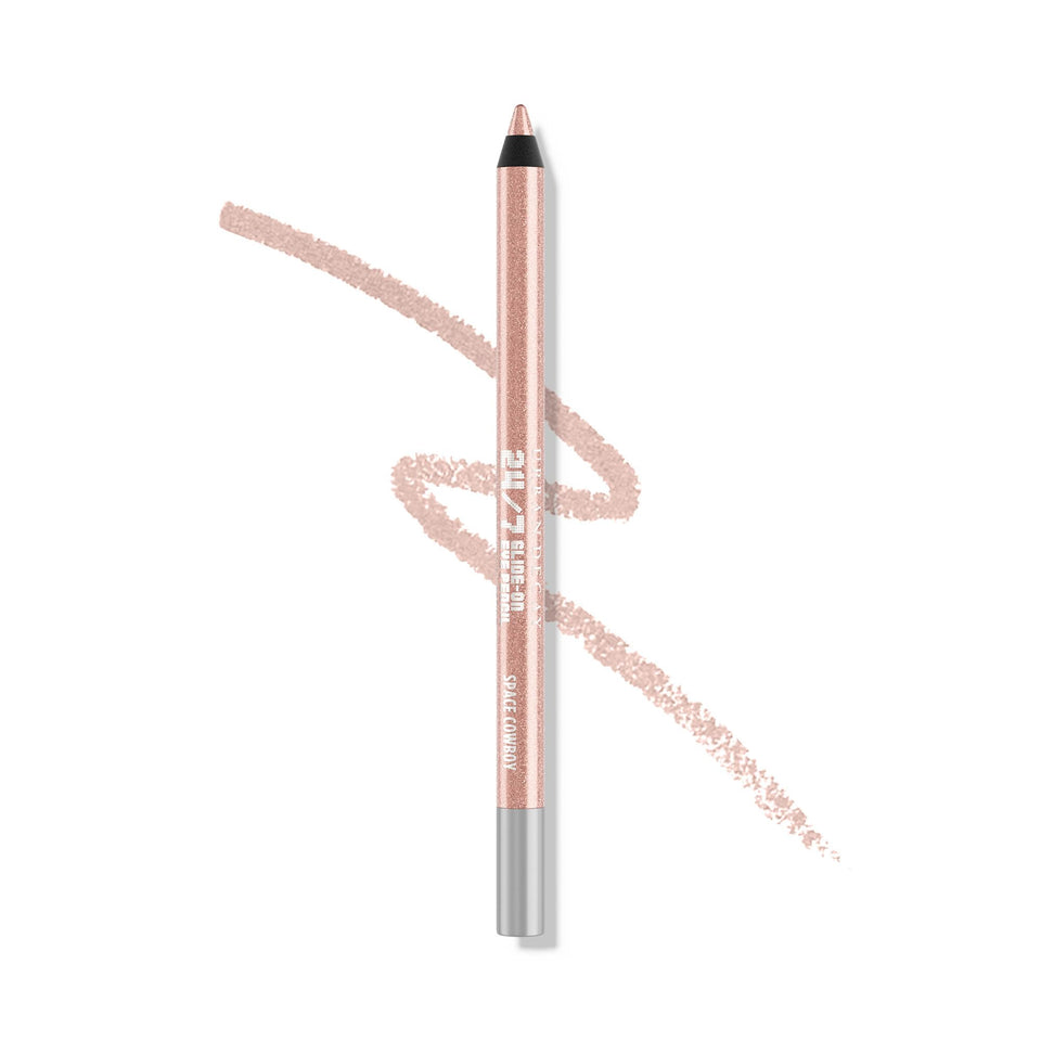 Urban Decay pencil front packaging showing shade and benefit