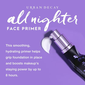 Urban Decay texture swiped on skin illustrating sheer smooth finish