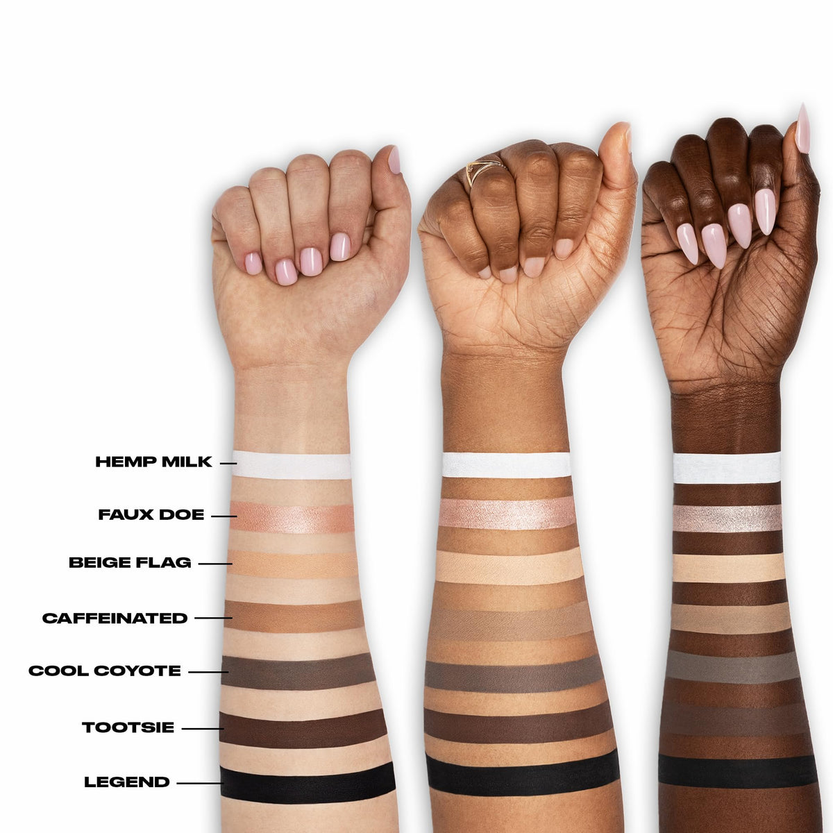 Urban Decay Tootsie on vanity styled to show everyday makeup use