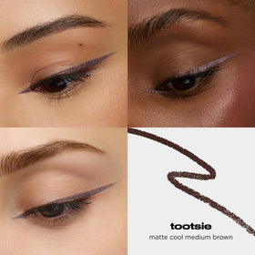 Urban Decay Tootsie pencil tip close-up for precise, creamy application