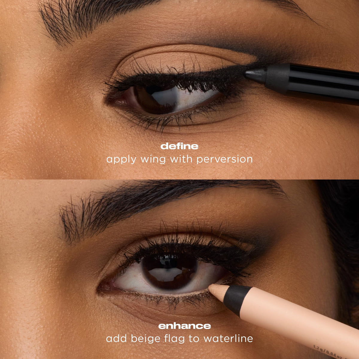 Urban Decay Tootsie paired with eyeshadow palette for multi-use finish
