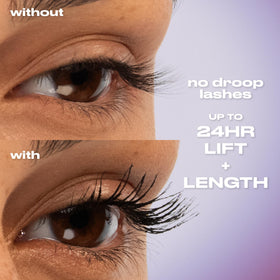 Urban Decay mascara texture closeup showing tubing formula benefit