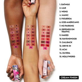 URBAN DECAY lipstick in a purse scene suggesting on-the-go touch-up convenience