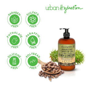 Urban Hydration creamy co-wash texture close-up showing hydration