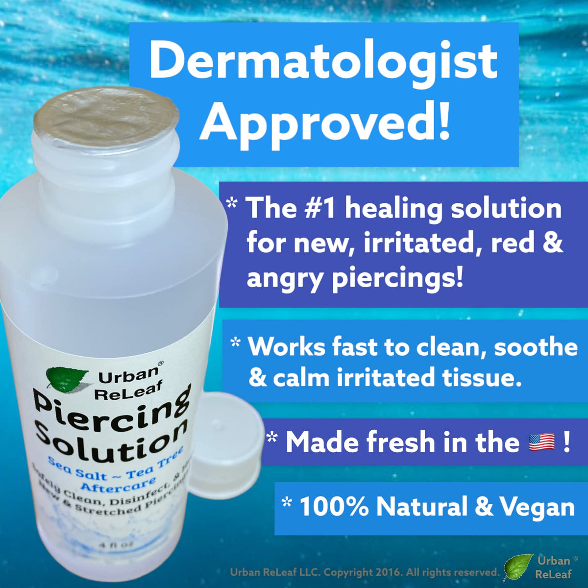 Urban ReLeaf back label with ingredients list and usage directions for safety