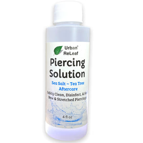 Urban ReLeaf front bottle showing label and 4 oz size, clear calming formula