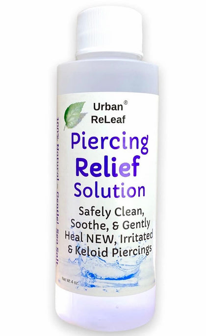 Urban ReLeaf front packaging showing 4 oz bottle and clear label benefit
