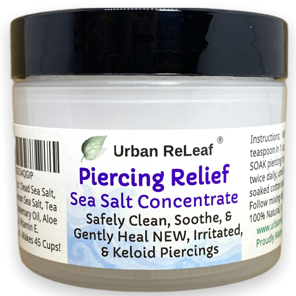 Urban ReLeaf tub front view showing product and clear benefit of concentrated aftercare