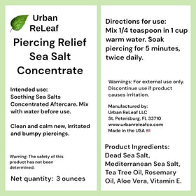 Urban ReLeaf in a bathroom routine scene showing simple, hygienic aftercare