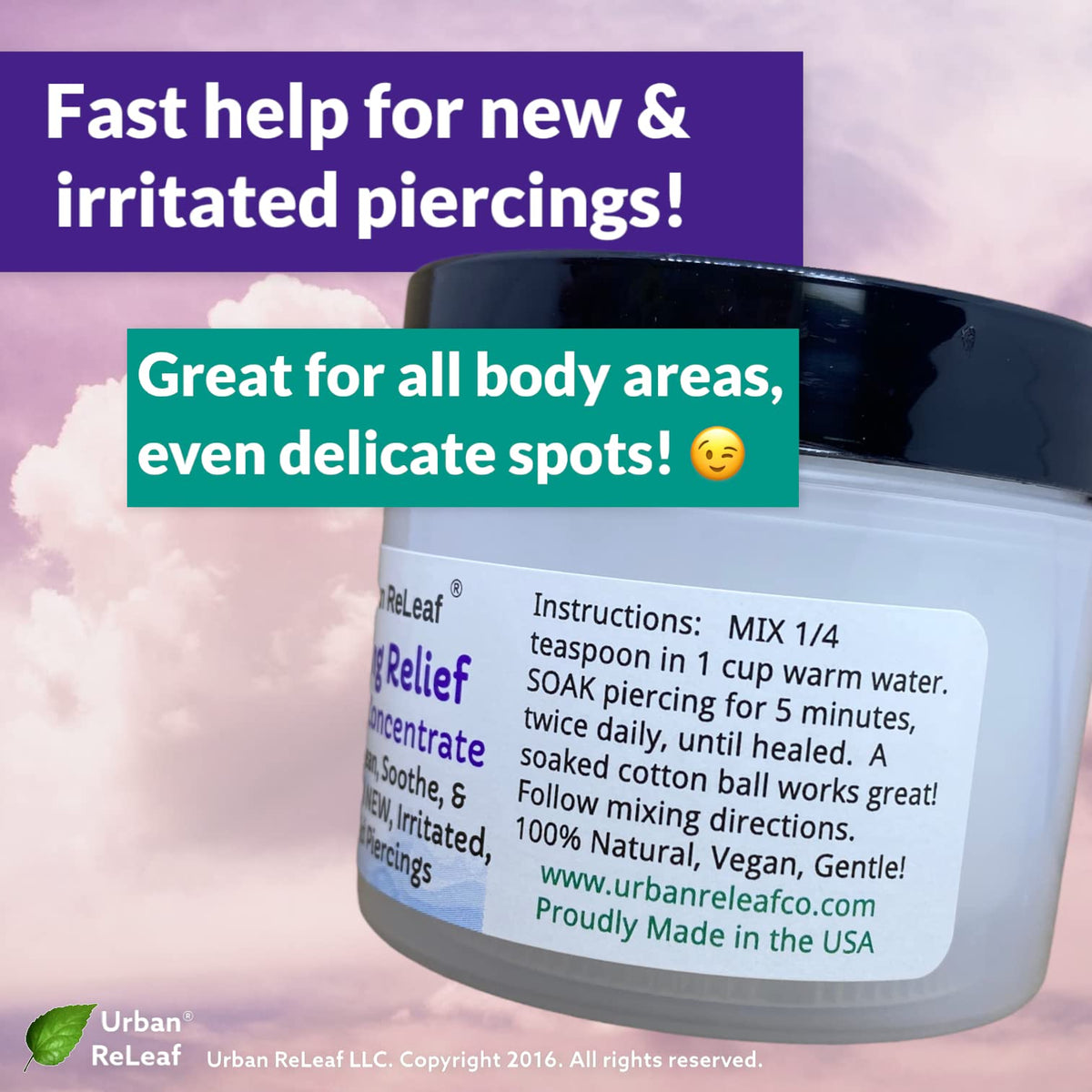 Urban ReLeaf mixing demonstration showing correct ratio and easier daily use