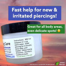 Urban ReLeaf measuring cup mixing soak demonstrating easy preparation
