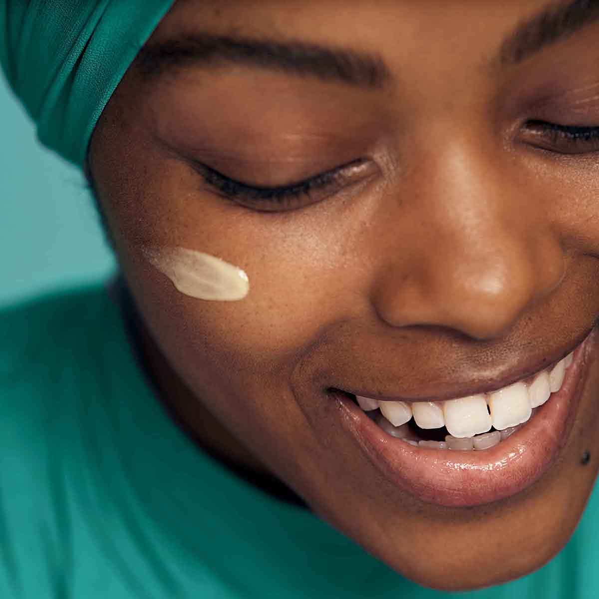 Urban Skin Rx side-by-side before and after scale illustrating reduced dark spots benefit