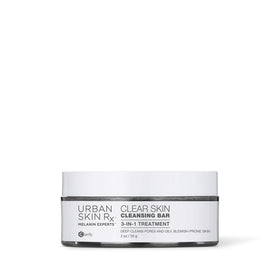 Urban Skin Rx cleansing bar front packaging showing product and weight benefits