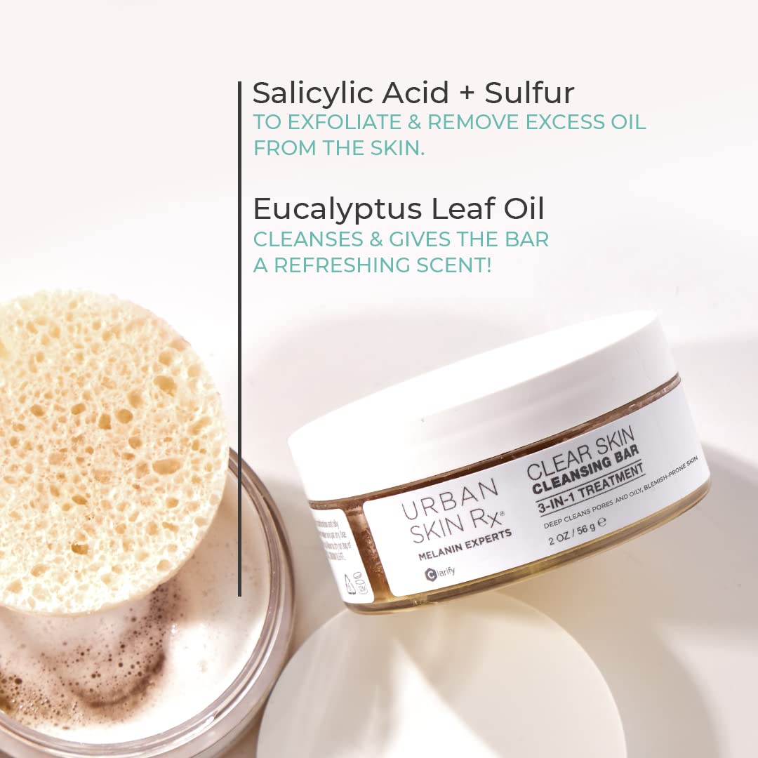 Urban Skin Rx close-up of creamy lather texture demonstrating gentle exfoliation benefit