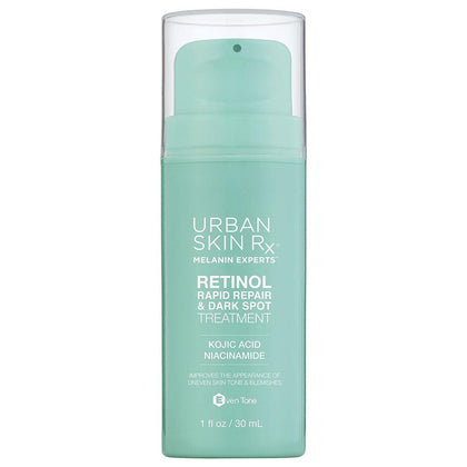 Urban Skin Rx front packaging showing bottle and label, clear indication of targeted benefits