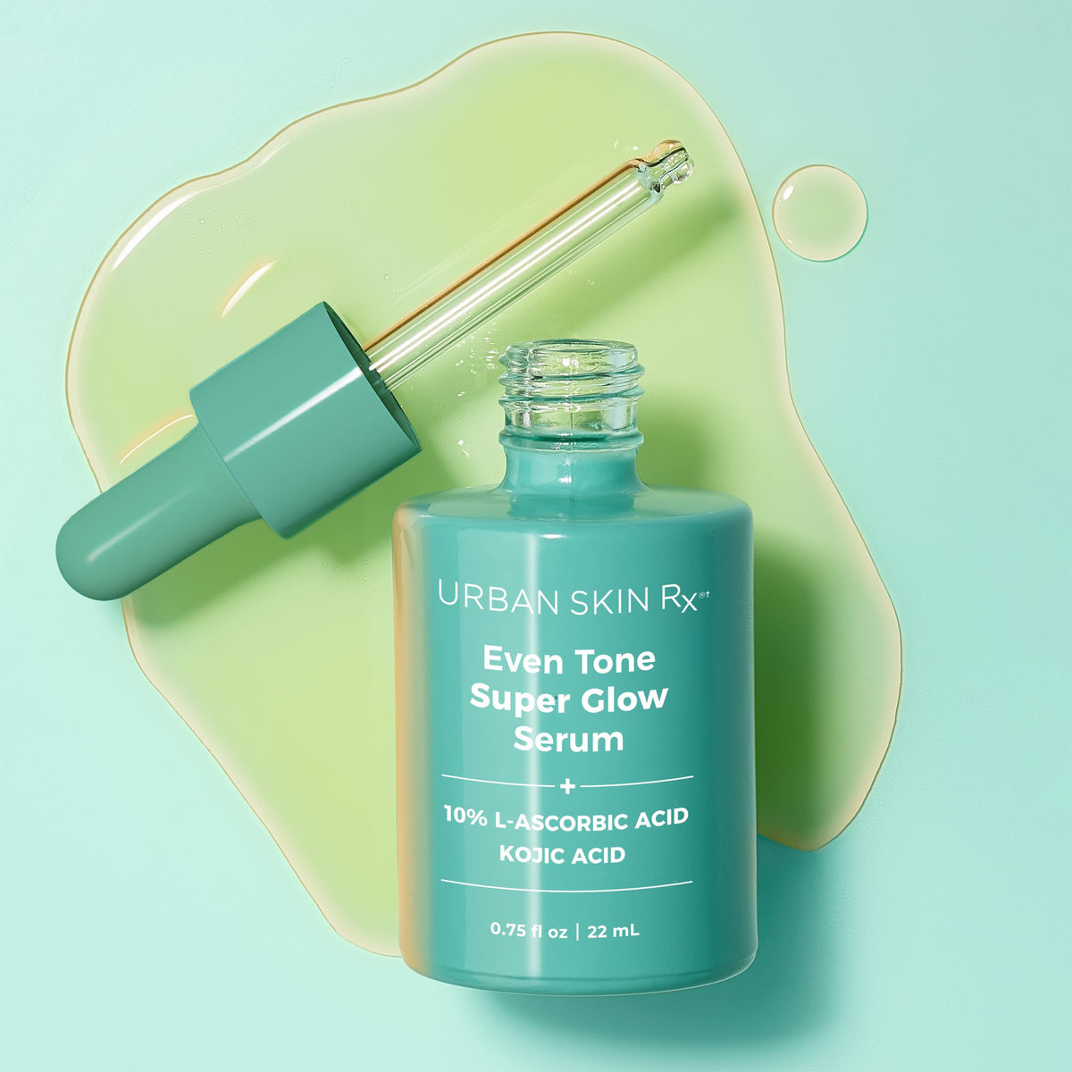 Urban Skin Rx in a hand to show 0.5 fl oz scale and travel-friendly size