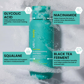 Urban Skin Rx gel texture close-up highlighting smooth exfoliating formula