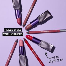 URBAN DECAY lifestyle bag shot with pencil, convenient for on-the-go touch-ups