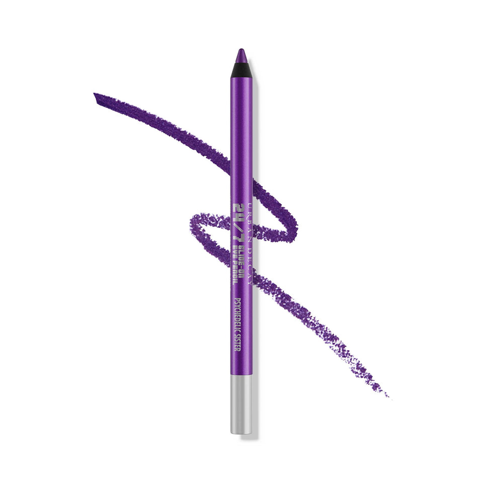 URBAN DECAY front packaging showing Psychedelic Sister vibrant purple