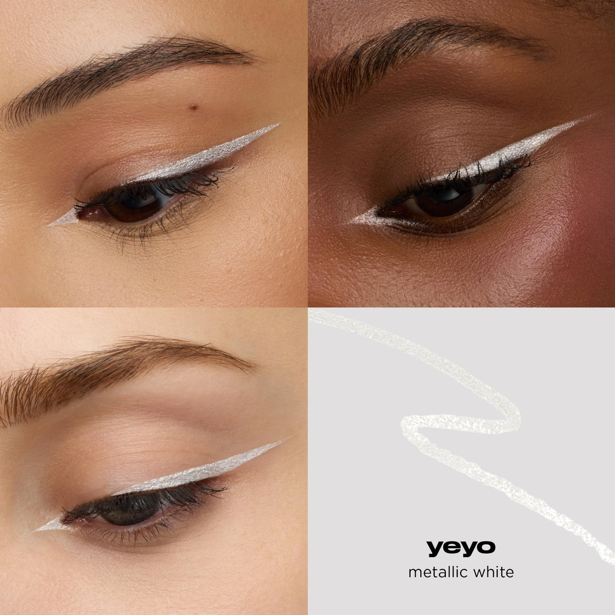 URBAN DECAY close-up of Yeyo pencil tip showing creamy, glide-on formula benefit