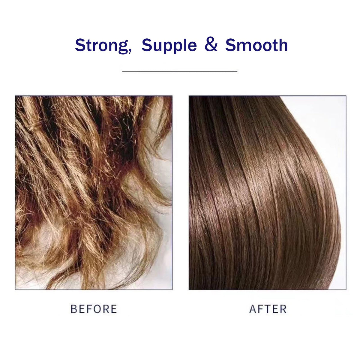 URCOOLEST applied to damp hair showing even coverage for deep conditioning