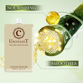 URCOOLEST creamy mask texture close-up demonstrating rich hydration