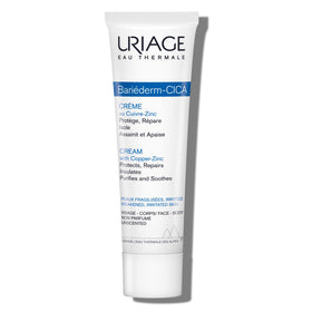 Uriage tube front view showing product branding and soothing benefit