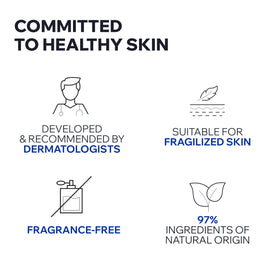 Uriage bottle beside moisturizer showing layering compatibility benefits