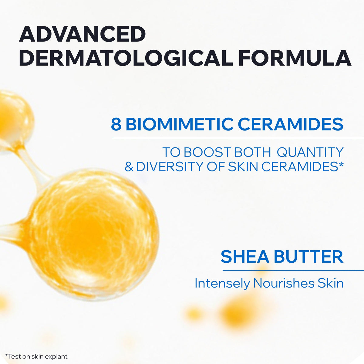 Uriage applied to face during gentle cleanse, showing suitability for sensitive skin