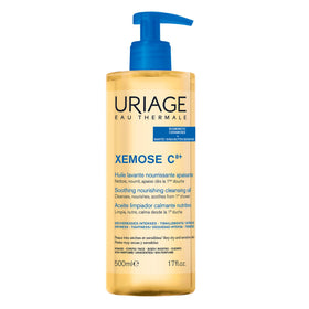 Uriage bottle front packaging showing product benefits and gentle formula