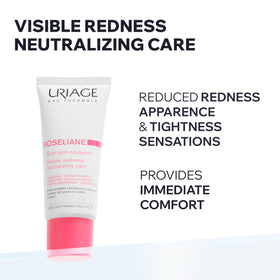Uriage Roséliane open cream texture demonstrating rich hydration benefit