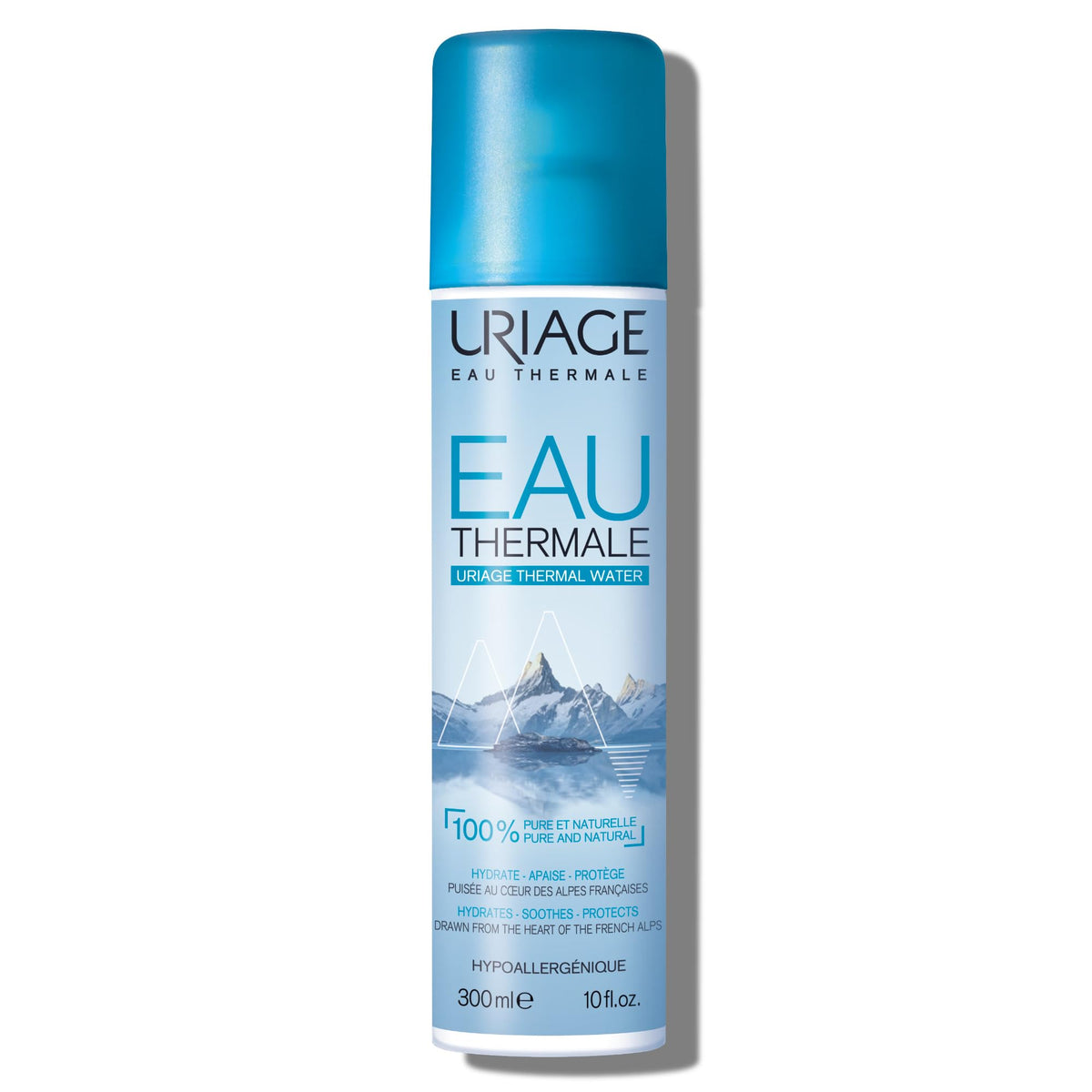 Uriage bottle front packaging showing purity and benefits
