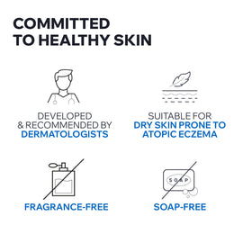 Uriage Xemose C8+ being used in family shower to comfort sensitive skin