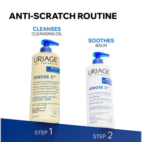 Uriage Xemose C8+ close-up of ceramides and shea butter nourishing barrier