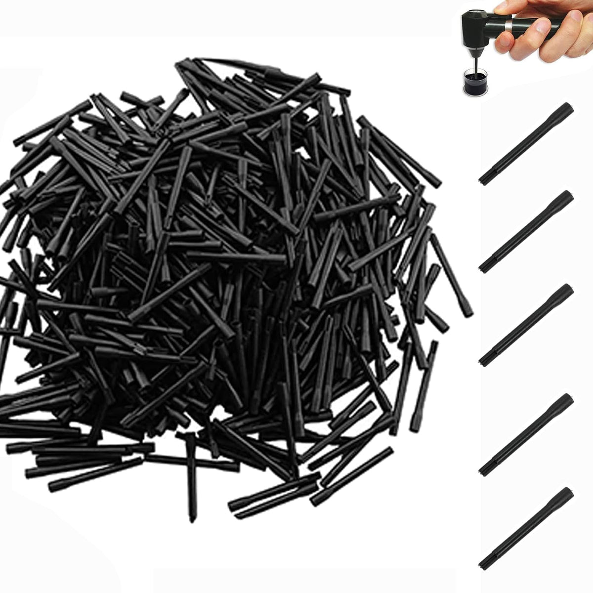 Urknall front packaging showing 500 disposable mixer sticks and clear labeling for studio efficiency