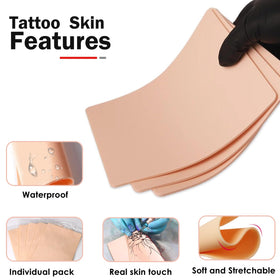 Urknall practice skin wrapped on arm prop for contour technique practice