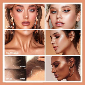 URQT applying contour to cheek demonstrating sculpting and natural dimension