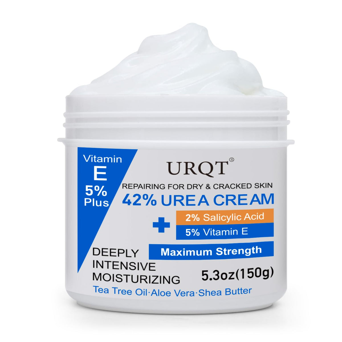URQT front packaging jar showing product and fast repair benefit