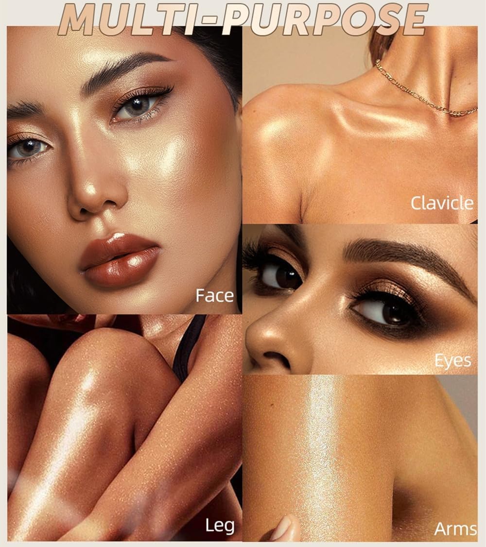 URQT highlighter glow on cheekbone for luminous lift and fresh radiance
