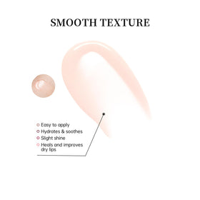 URQT balm layered under lipstick showing hydrating base benefit
