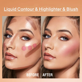 URQT texture drop on fingertip highlighting creamy non-greasy blendability