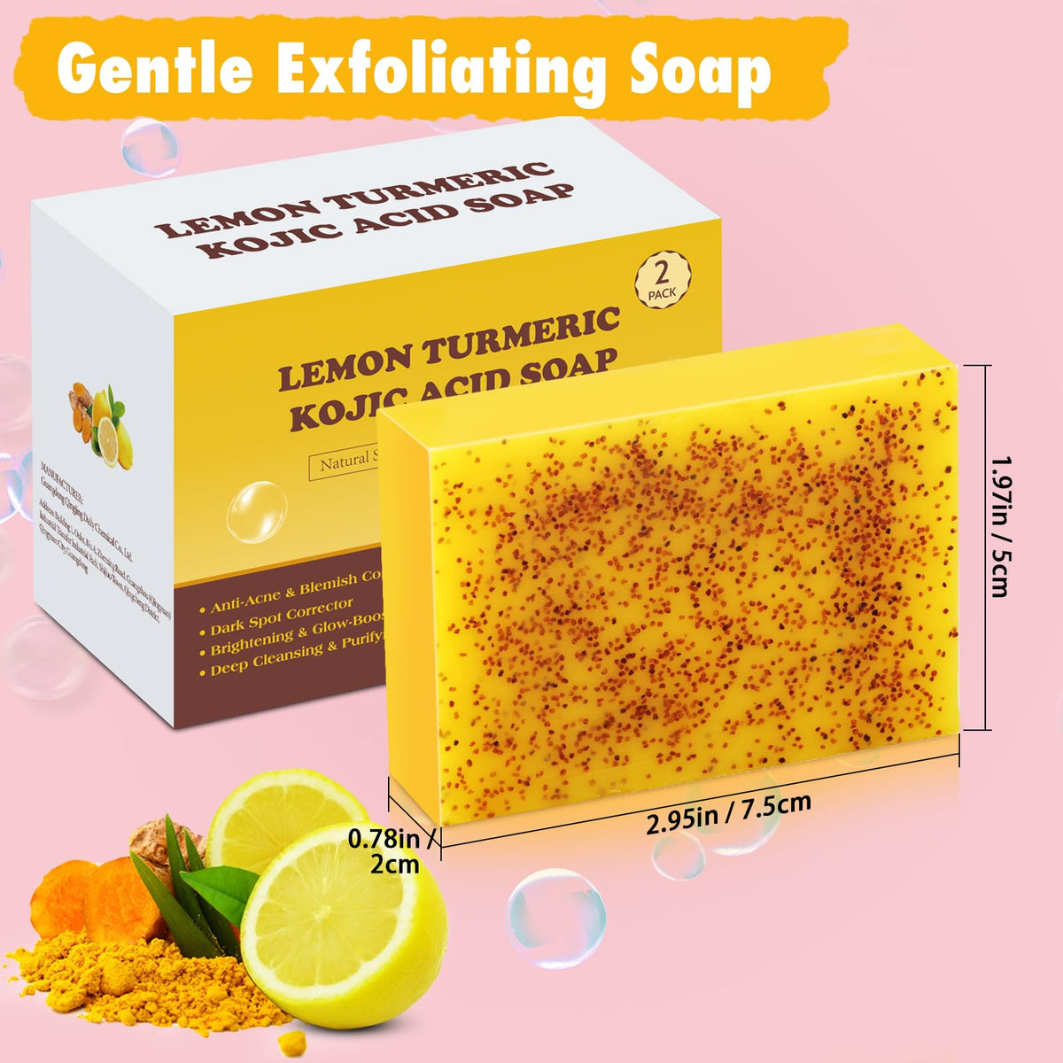 Urrznp two bars stacked showing lemon-turmeric color and value