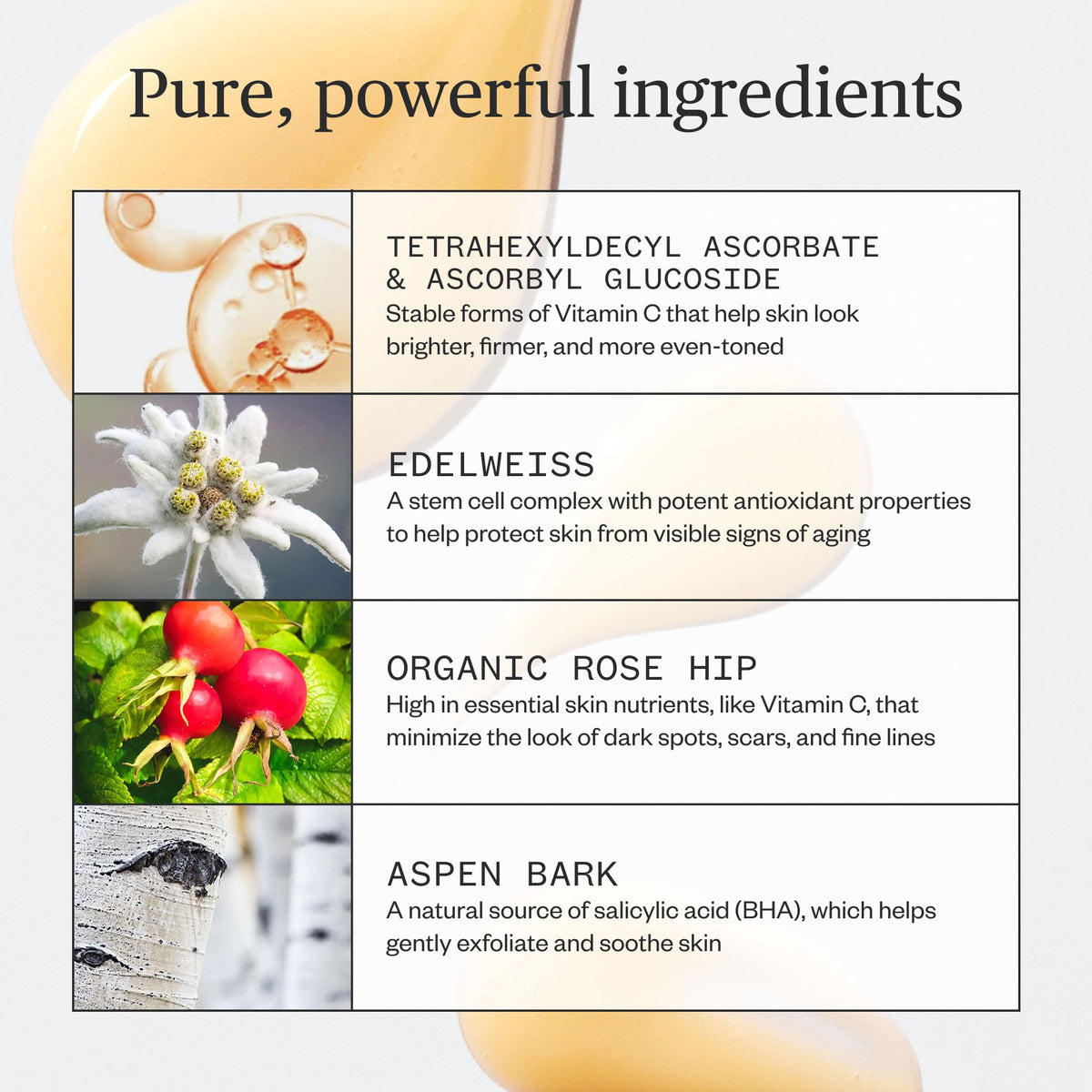 Ursa Major bottle label detail highlighting clean ingredients benefit