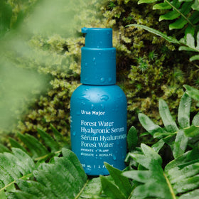 Ursa Major serum paired with moisturizer illustrating layering compatibility and finish