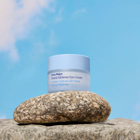 Lifestyle shot of Ursa Major jar in outdoor setting emphasizing natural roots