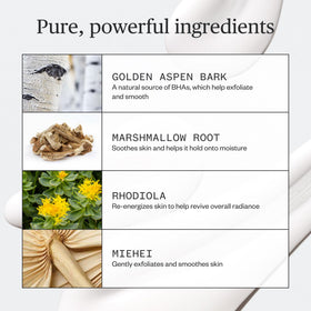 Ursa Major close-up label highlighting natural, vegan ingredients benefit