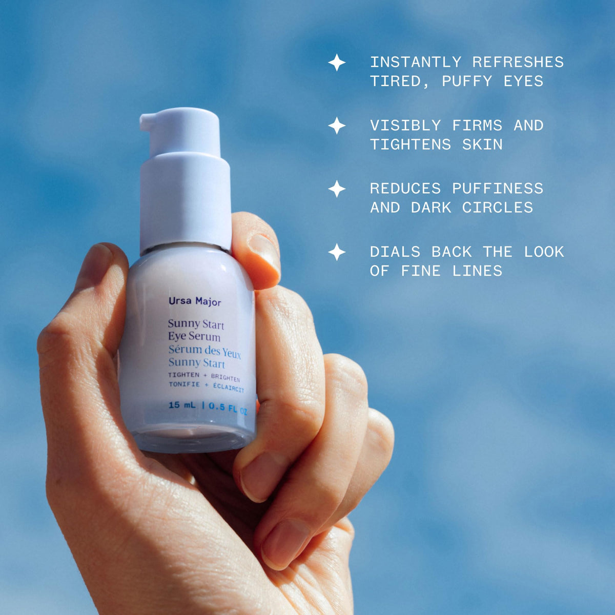 Ursa Major pipette dispensing serum highlighting smooth texture and quick absorption