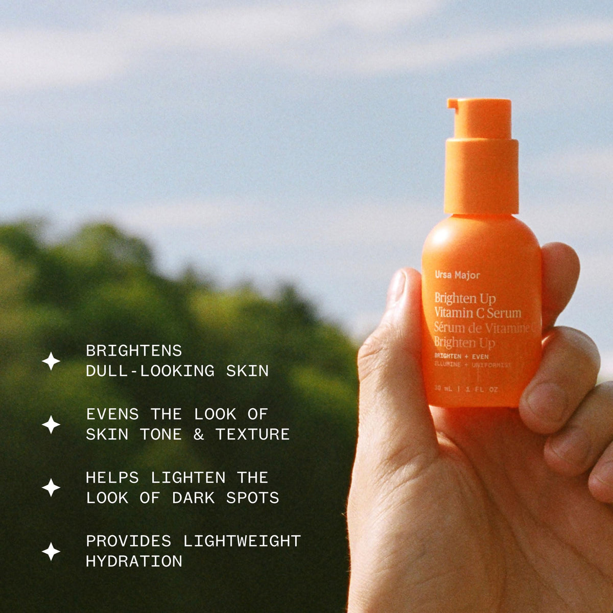 Ursa Major texture closeup of gel-serum showing lightweight absorption benefit